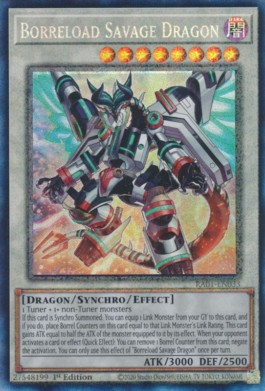 Dragon Sauvage Chargeborrelle [RA01-FR033] Prismatic Collector's Rare