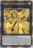Numéro C100 : Dragon Numeron [RA01-FR039] Secret Rare Quart de Siècle