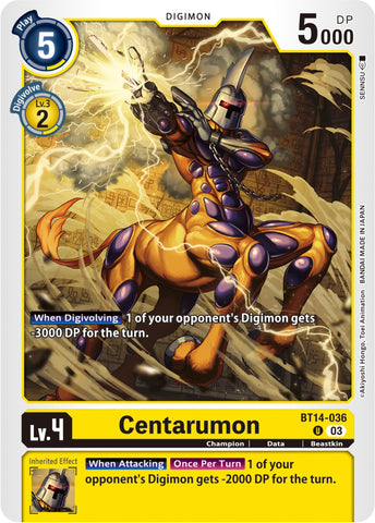 Centarumon [BT14-036] [As de ráfaga]