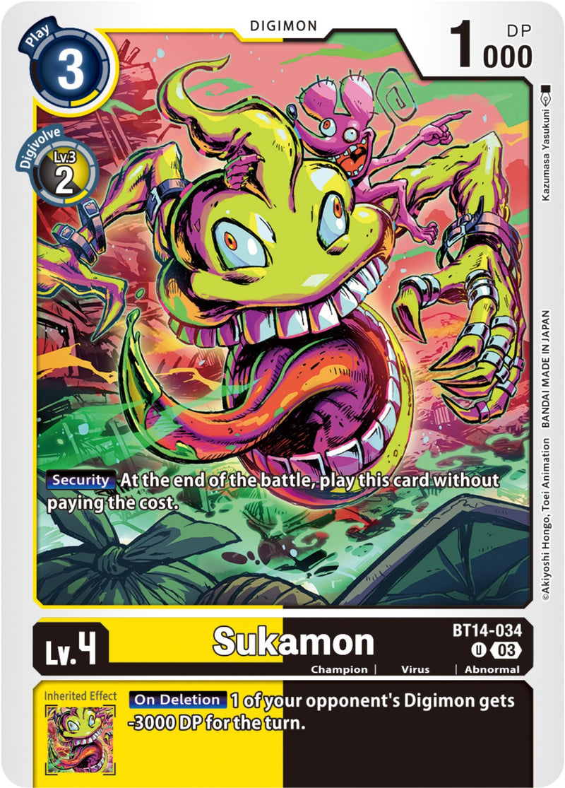 Sukamon [BT14-034] [As del Estallido]