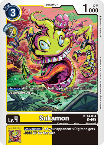 Sukamon [BT14-034] [As del Estallido]