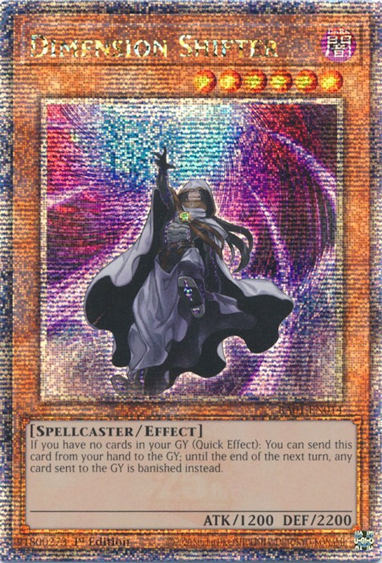 Transposition Dimensionnelle [RA01-FR014] Quarter Century Secret Rare
