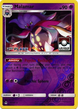 Malamar (51/131) (Liga Promo 2.º puesto) [Sol y Luna: Luz Prohibida]