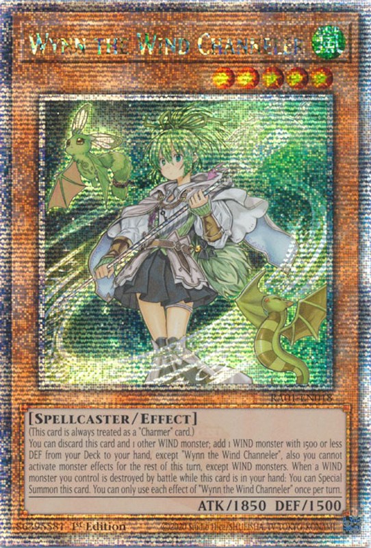 Wynn la Conjuratrice de Vent [RA01-FR018] Secret Rare du Quart de Siècle