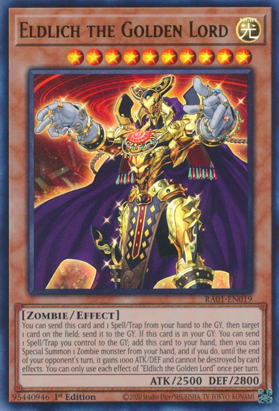 Seigneur des Ténèbres Doré Eldlich [RA01-FR019] Ultra Rare