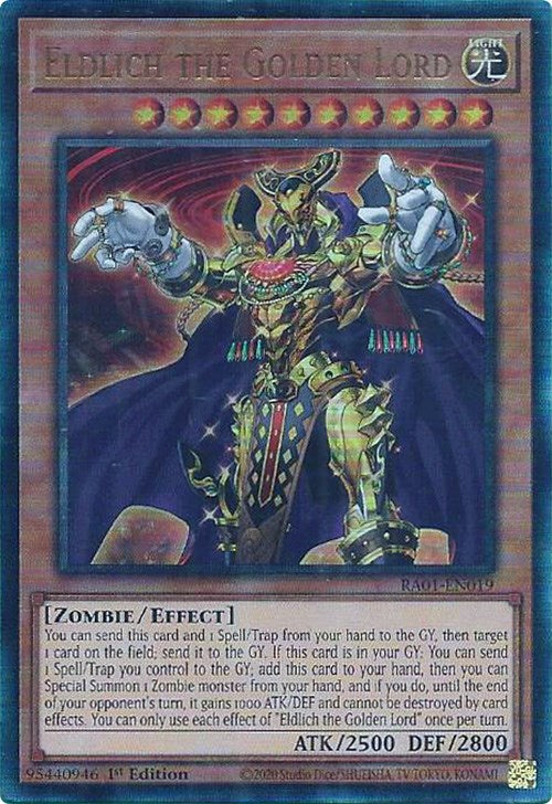 Eldlich le Seigneur Doré [RA01-FR019] Prismatic Ultimate Rare