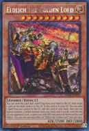 Eldlich le Seigneur Doré (Art Alternatif) [RA01-EN019] Platinum Secret Rare