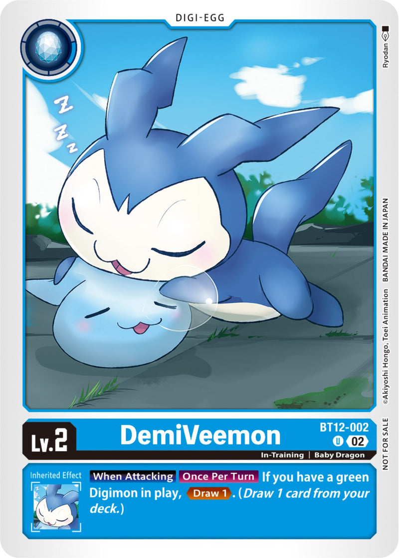 DemiVeemon [BT12-002] (Mazo de demostración de la NYCC 2023) [A través del tiempo]