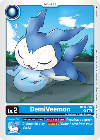 DemiVeemon [BT12-002] (Mazo de demostración de la NYCC 2023) [A través del tiempo]
