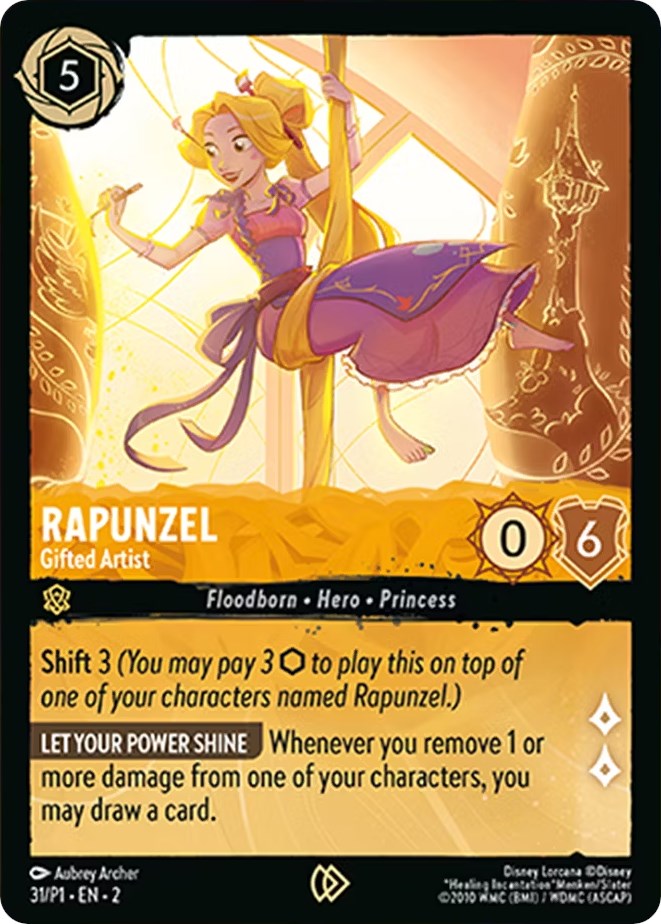 Rapunzel - Artista Talentosa (31) [Cartas Promocionales]