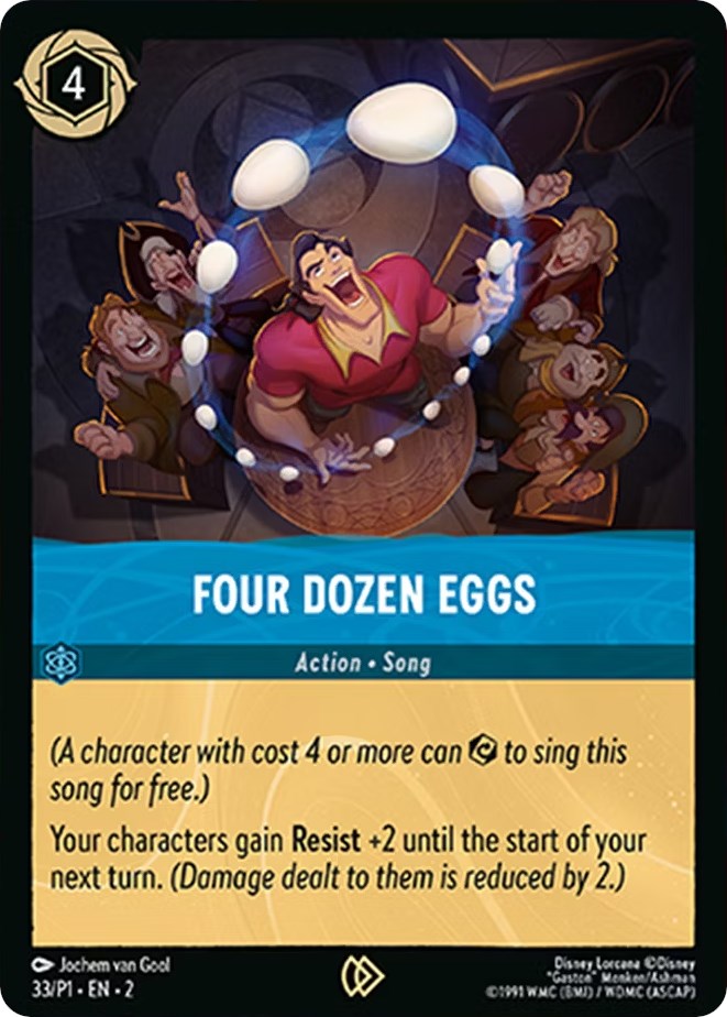 Cuatro docenas de huevos (33) [Cartas promocionales]