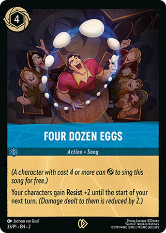 Cuatro docenas de huevos (33) [Cartas promocionales]