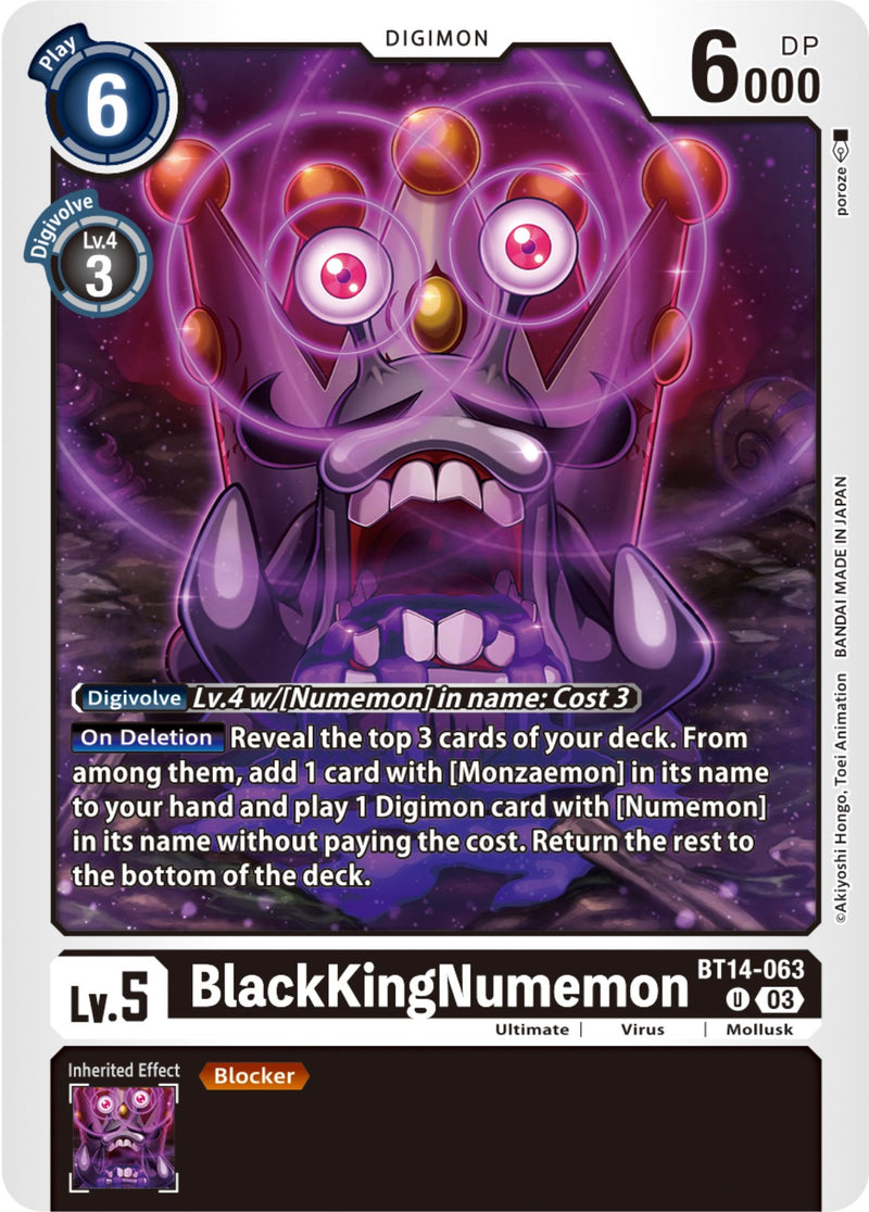 BlackKingNumemon [BT14-063] [As de Ráfaga]