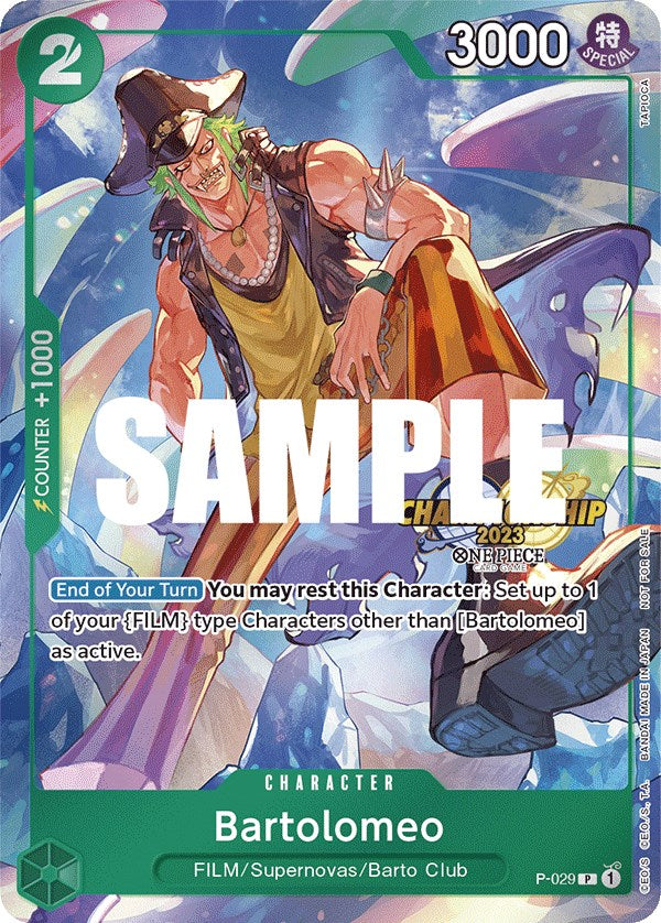 Bartolomeo (Pack de evento CS 2023) [Cartas promocionales de One Piece]