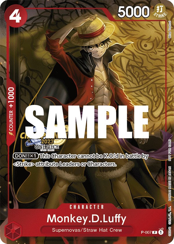 Monkey.D.Luffy (Paquete de celebración CS 2023) [Cartas promocionales de One Piece]