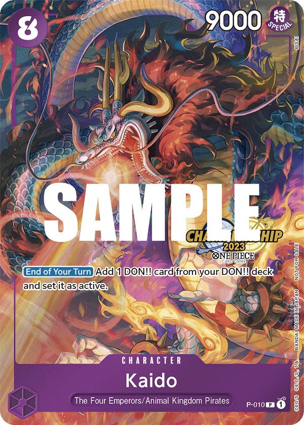 Kaido (CS 2023 Celebration Pack) [Cartas promocionales de One Piece]