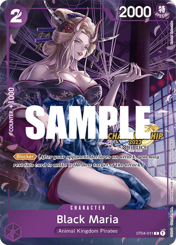 Black Maria (Paquete de celebración CS 2023) [Cartas promocionales de One Piece]
