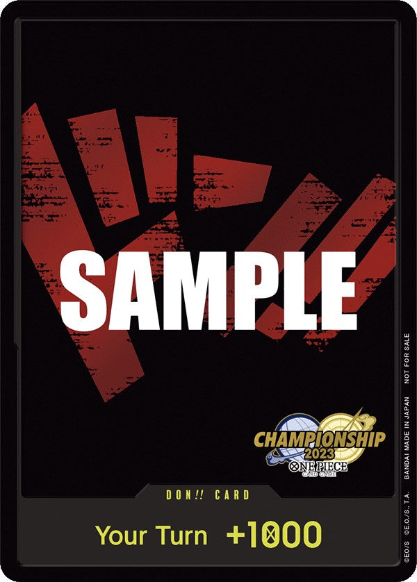 ¡¡DON!! Carta (Paquete de celebración de CS 2023) [Cartas promocionales de One Piece]