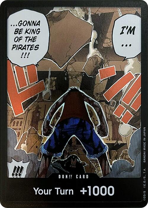 ¡¡DON!! Carta (Luffy vs. Crocodile) (Colección Frutas del Diablo Vol. 1) [Cartas Promocionales One Piece]