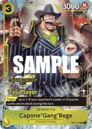 Capone "Gang" Bege (CS 2023 Top Players Pack) [Cartas Promocionales de One Piece]
