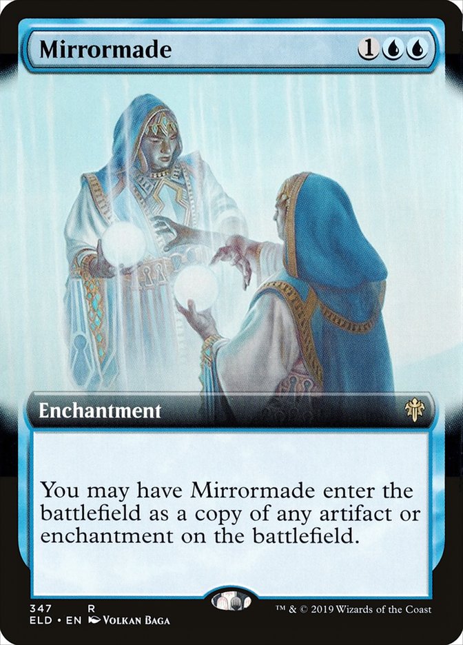 Fabricado en el Espejo (Arte Extendido) [Trono de Eldraine]