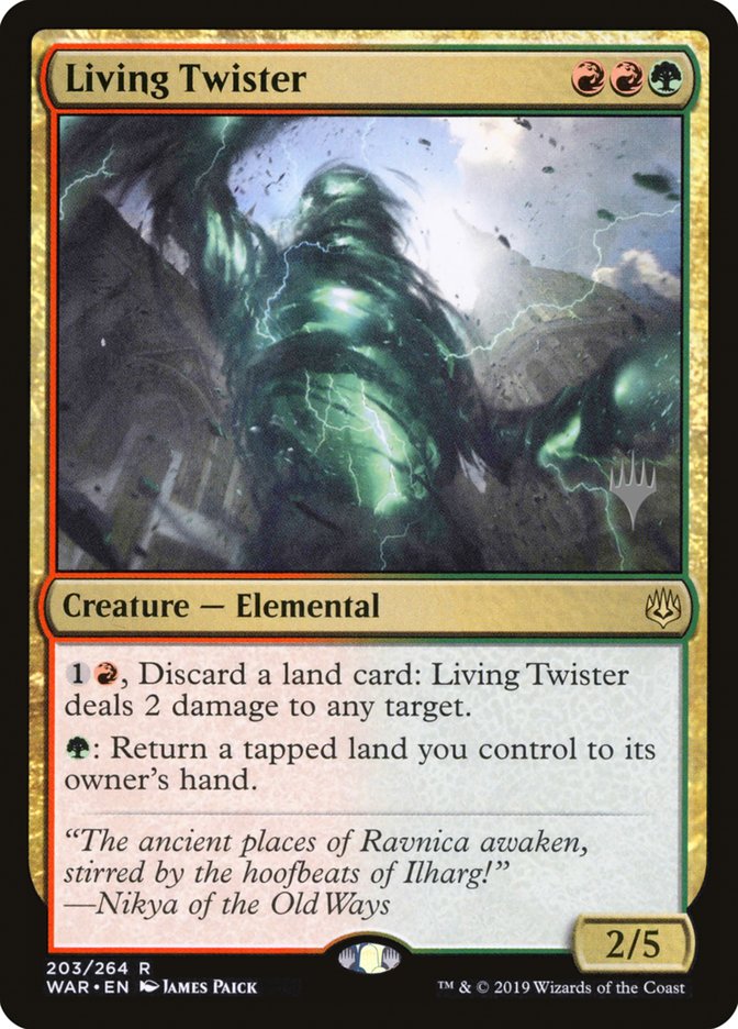 Tornade vivante (Booster promo) [Promos La guerre des Planeswalkers]