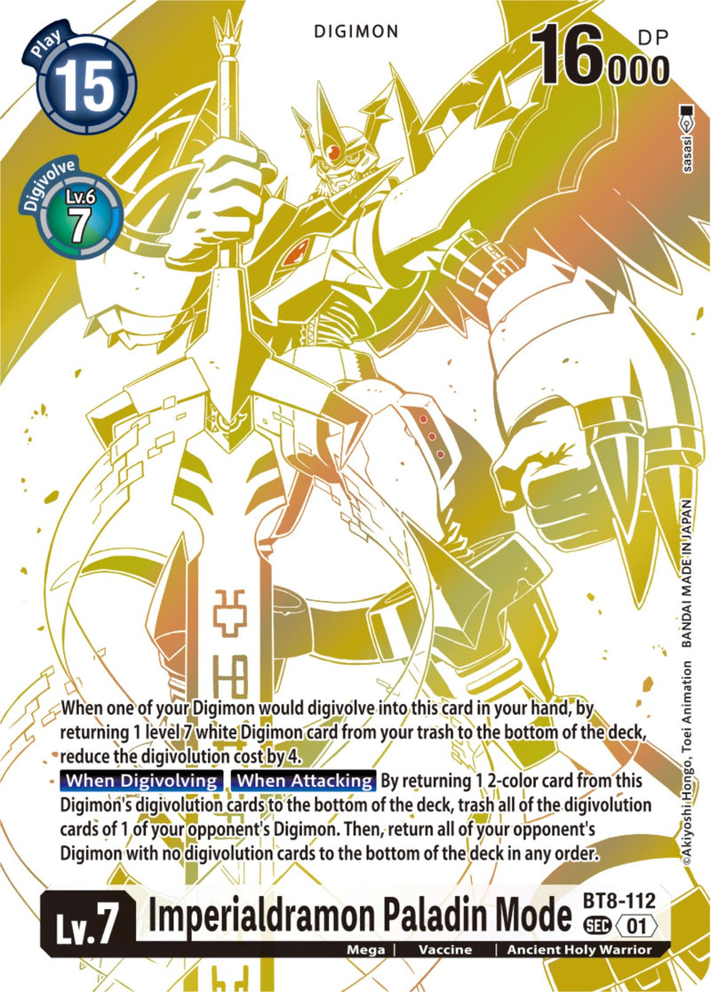 Imperialdramon Modo Paladín [BT8-112] (Edición Especial As del Impacto) [Nuevo Despertar]