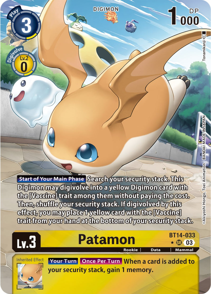 Patamon [BT14-033] (Arte Alternativo) [As del Estallido]