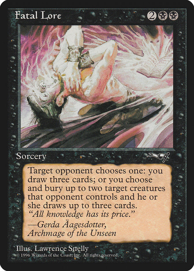 Savoir mortel [Alliances]