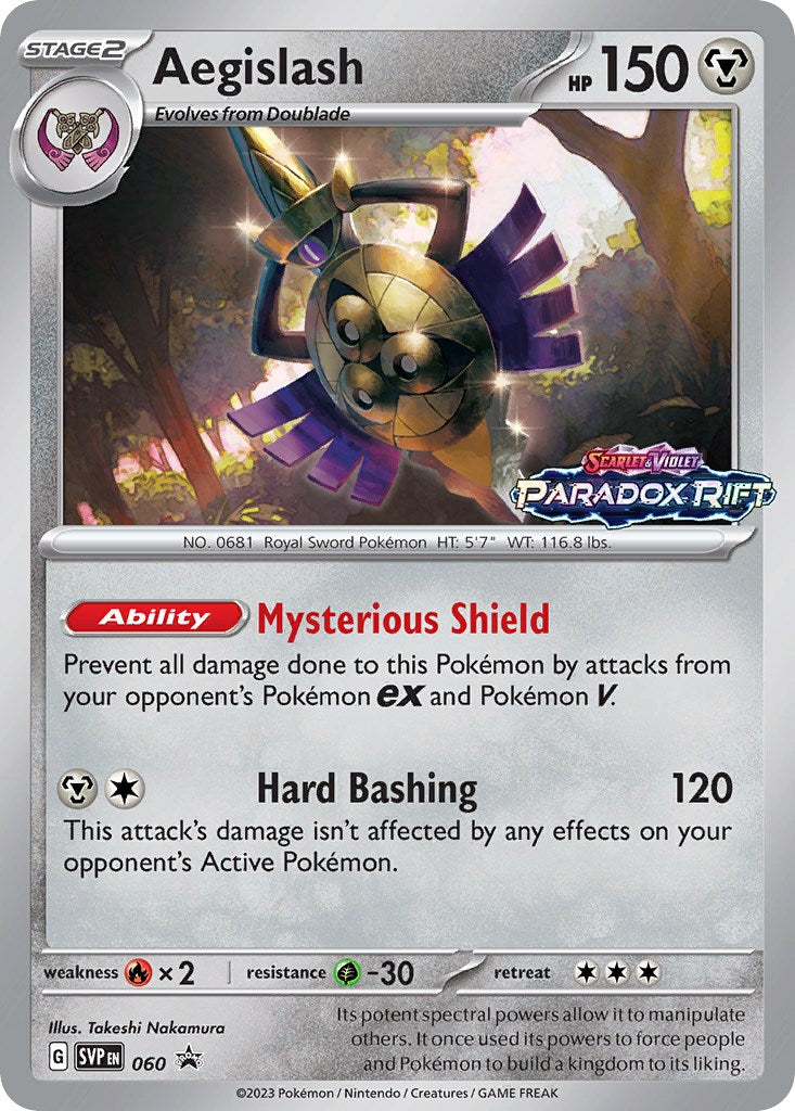 Aegislash (060) [Escarlata y Púrpura: Baraja de Entrenador]