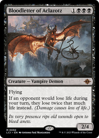 Hojasangrienta de Aclazotz (Paquete promocional) [Promos de Las cavernas perdidas de Ixalan]
