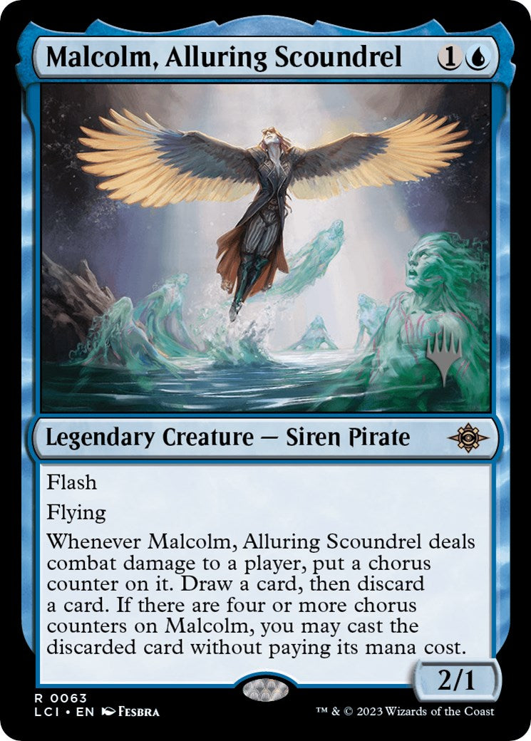 Malcolm, scélérat séduisant (Pack promo) [Promos Les Cavernes oubliées d'Ixalan]