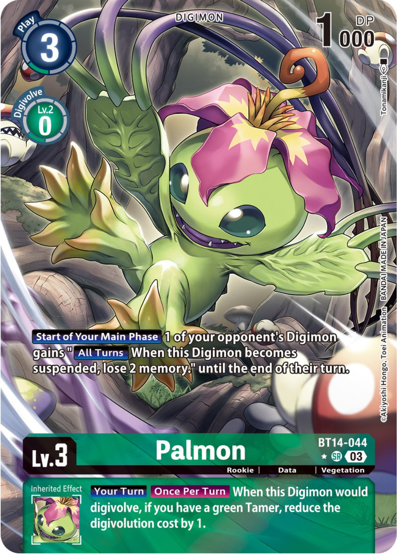 Palmon [BT14-044] (Arte alternativo) [As en ráfaga]