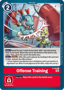 Entrenamiento Ofensivo [P-103] (Topper de Caja Blast Ace) [Cartas Promocionales]