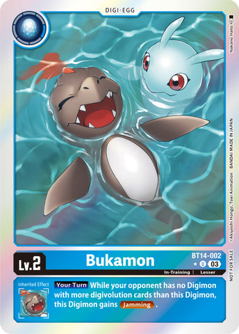 Bukamon [BT14-002] (Pack Promotionnel Blast Ace Box) [Blast Ace]