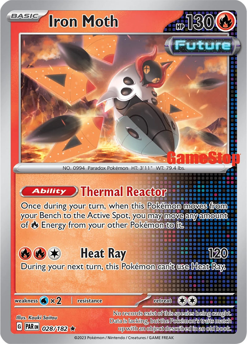 Polilla Férrea (028/182) (Promo de GameStop) [Cartas Varias]