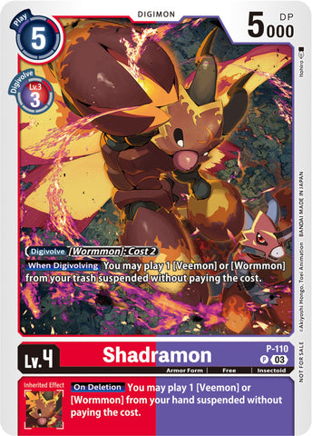 Shadramon [P-110] (3rd Anniversary Survey Pack) [Cartas promocionales]