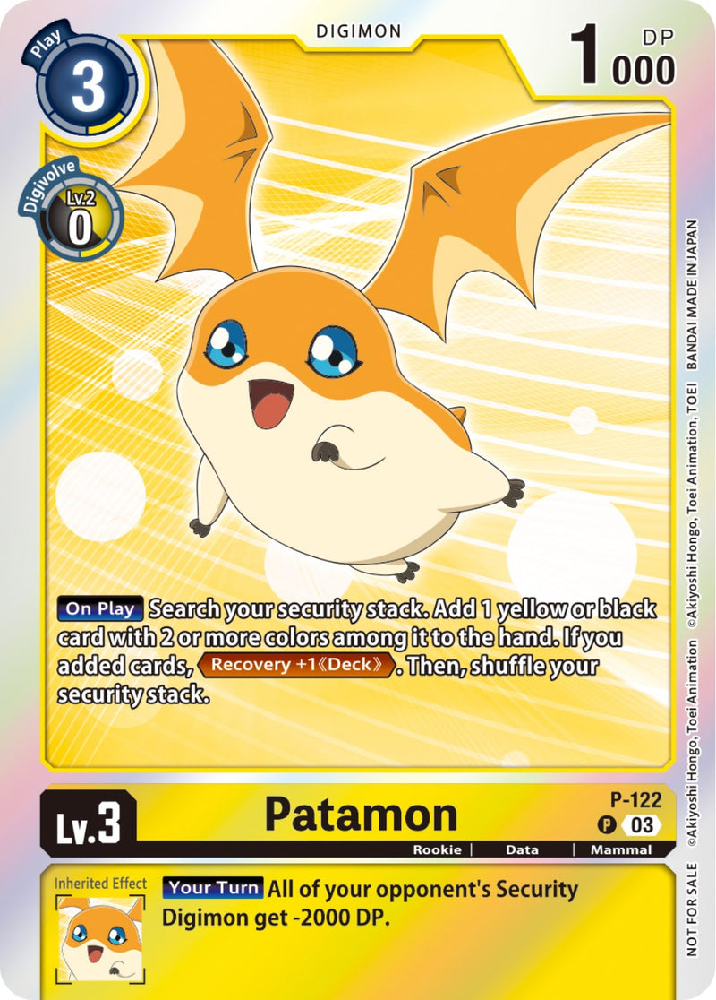 Patamon [P-122] (Tamer Party Pack -The Beginning- Ver. 2.0) [Cartas Promocionales]