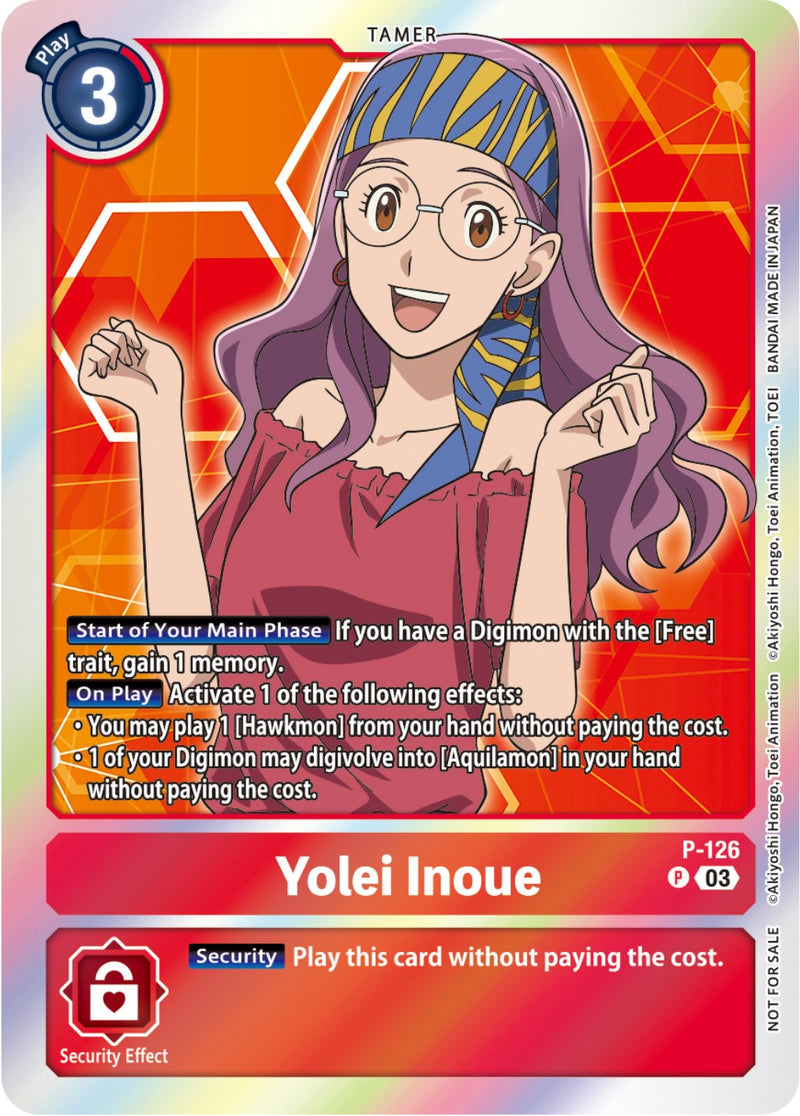Yolei Inoue [P-126] (Paquete de Domadores -El Comienzo- Ver. 2.0) [Cartas Promocionales]