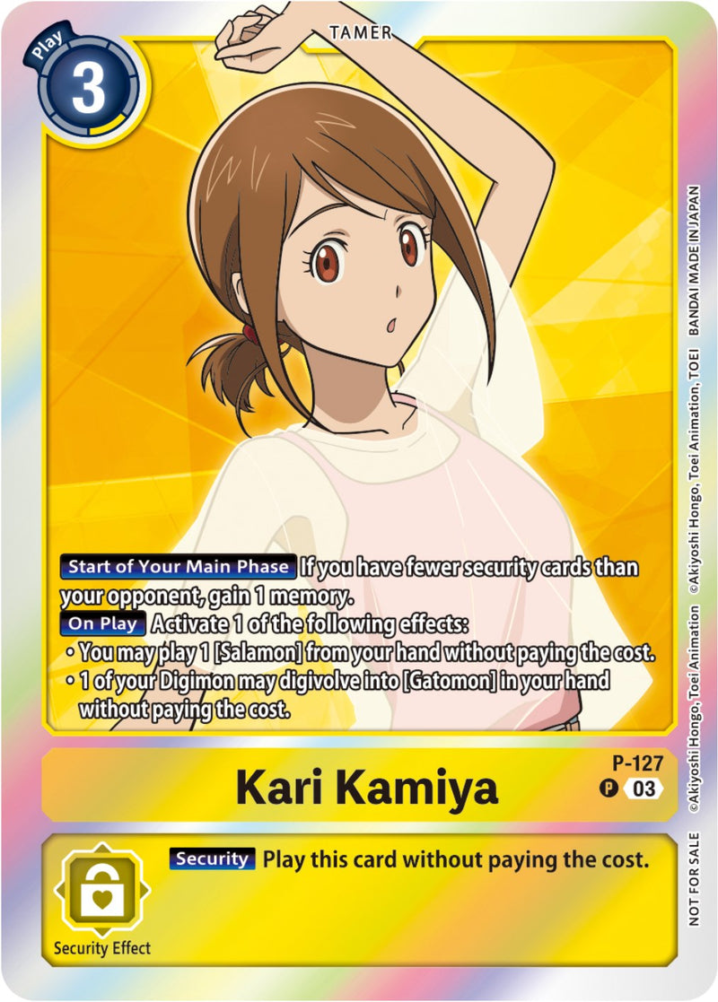 Kari Kamiya [P-127] (Paquete de Fiesta de Domadores -El Comienzo- Ver. 2.0) [Cartas Promocionales]