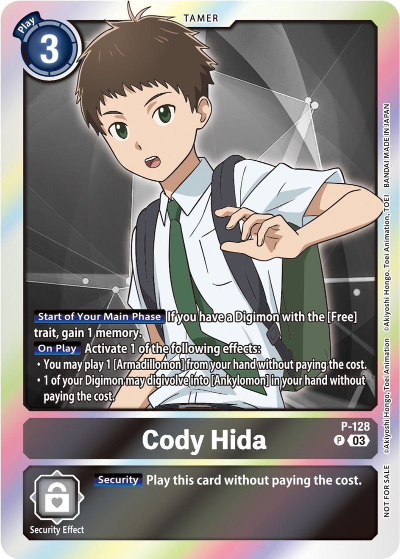 Cody Hida [P-128] (Pack de Fiesta Tamer -El Comienzo- Ver. 2.0) [Cartas Promocionales]