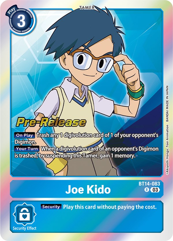 Joe Kido [BT14-083] [Cartas de Prelanzamiento As Explosivo]
