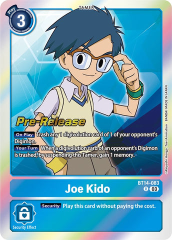 Joe Kido [BT14-083] [Cartas de Prelanzamiento As Explosivo]