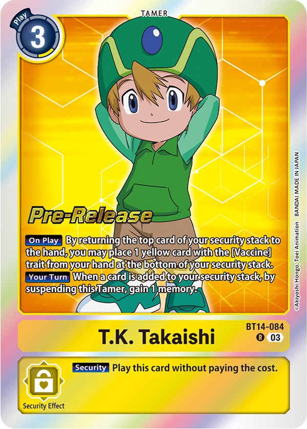 T.K. Takaishi [BT14-084] [Cartas de prelanzamiento de Blast Ace]