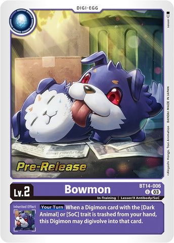 Bowmon [BT14-006] [Cartas de prelanzamiento de Blast Ace]