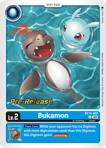 Bukamon [BT14-002] [Cartas de prelanzamiento de Blast Ace]