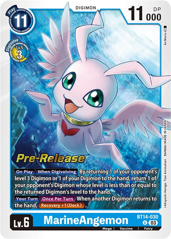 MarineAngemon [BT14-030] [Cartas de Prelanzamiento de Blast Ace]