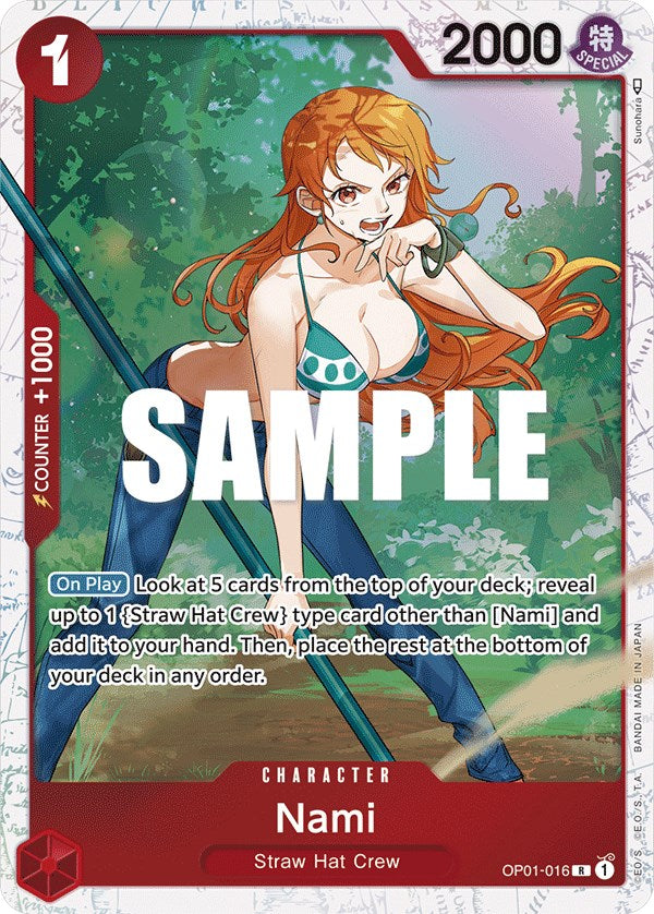 Nami (OP01-016) (Baraja Ultra: Los Tres Capitanes) [Cartas Promocionales de One Piece]