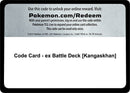Image for Code Card - ex Battle Deck [Kangaskhan] (MCAP) - Pokemon