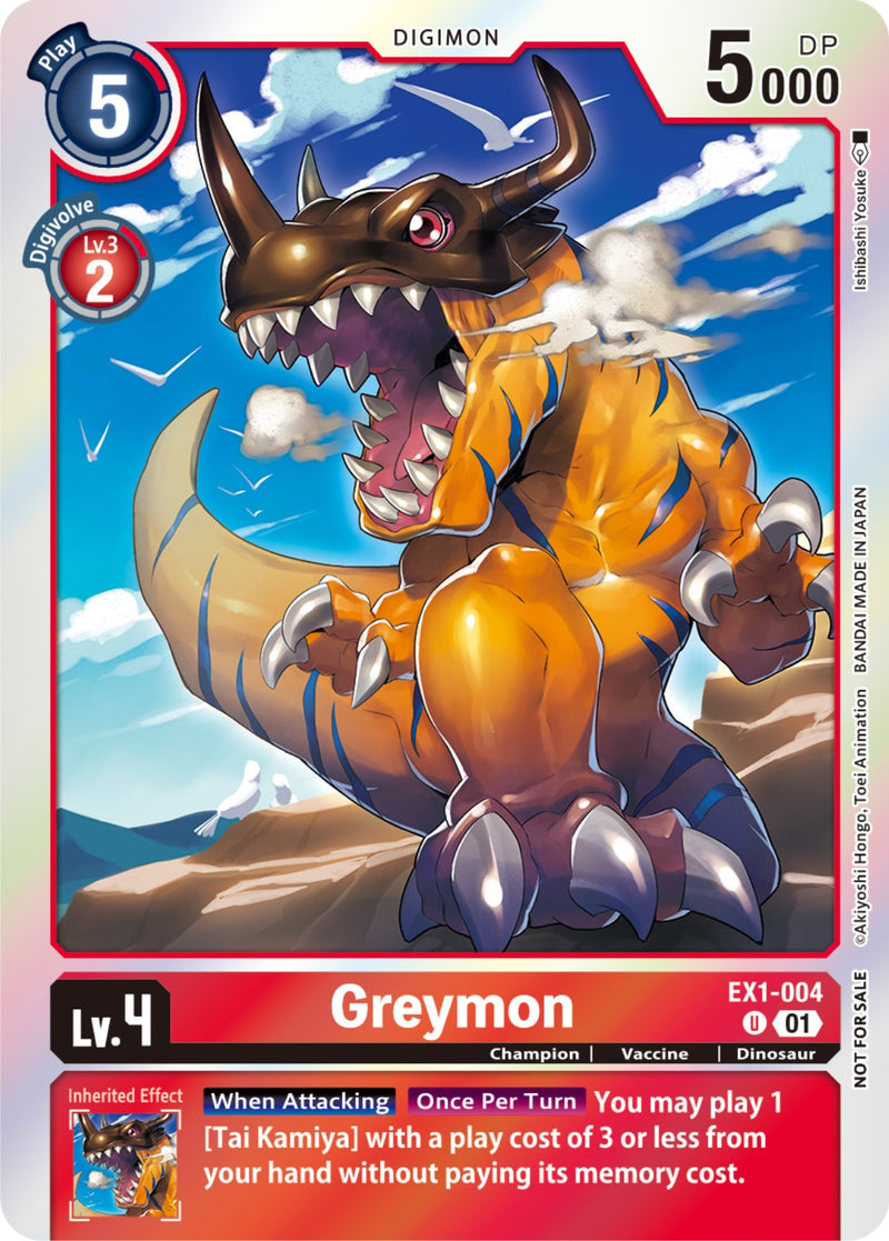 Greymon [EX1-004] (Set de doble paquete Blast Ace) [Colección Clásica]